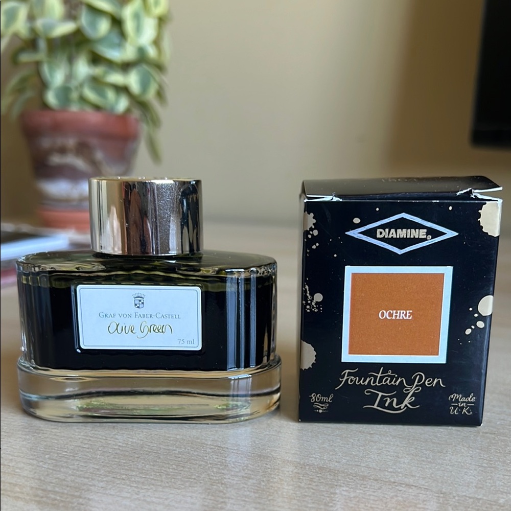 Fountain pen inks